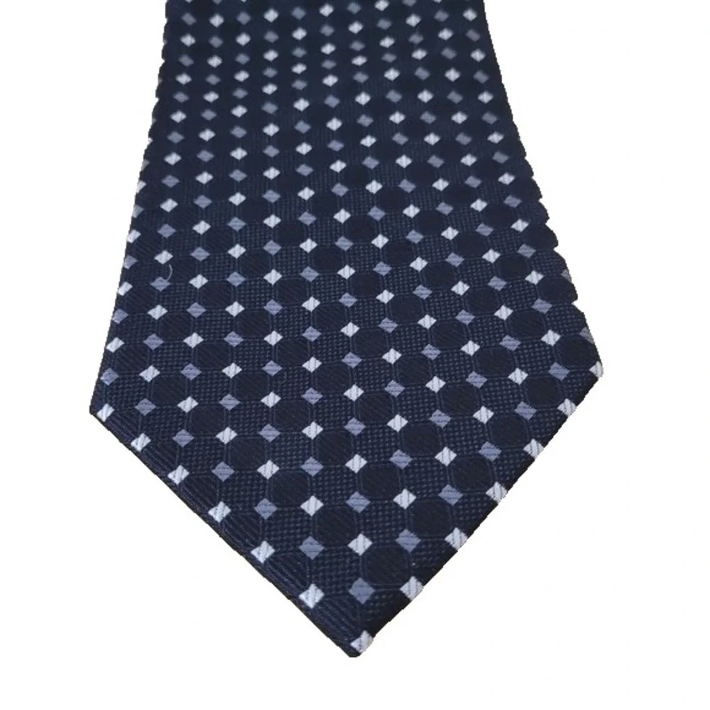 Daniel de Fasson Necktie Geometric Dot Pattern Business Career Formal‎